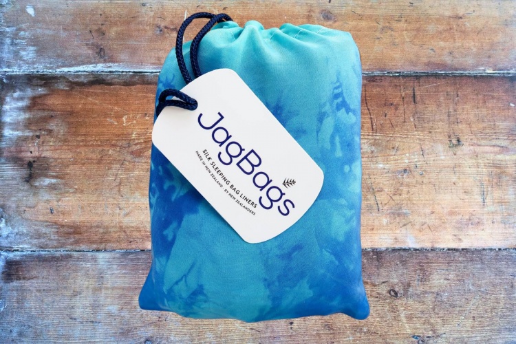 JagBag Deluxe Silk Sleeping Bag Liner - Light Turquoise - SPECIAL OFFER